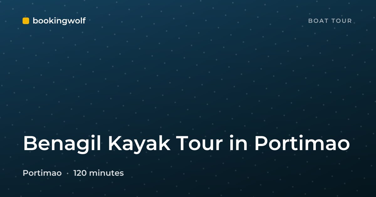 Benagil Kayak Tour in Portimao