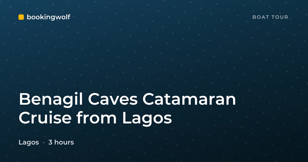 Benagil Caves Catamaran Cruise from Lagos