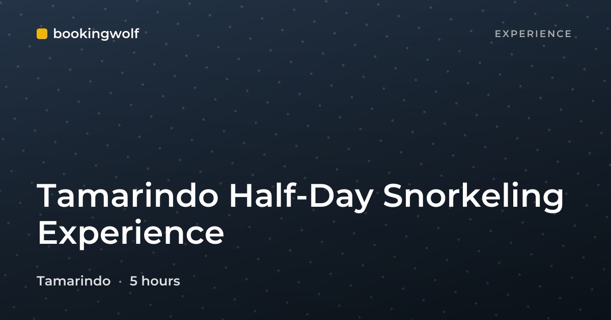 Tamarindo Half-Day Snorkeling Experience