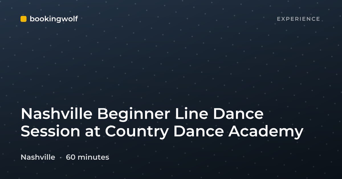 Nashville Beginner Line Dance Session at Country Dance Academy