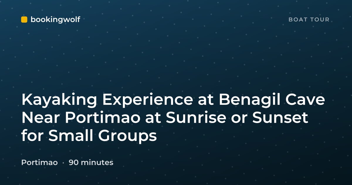 Kayaking Experience at Benagil Cave Near Portimao at Sunrise or Sunset for Small Groups