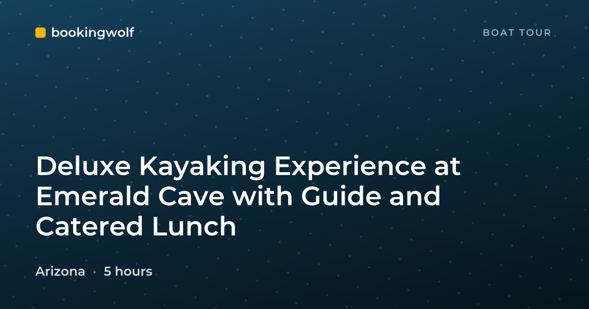 Deluxe Kayaking Experience at Emerald Cave with Guide and Catered Lunch