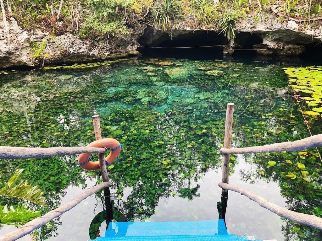 Archaeological Zone of Tulum by BMW Motorcycle and Swim in a Cenote - from Cancun