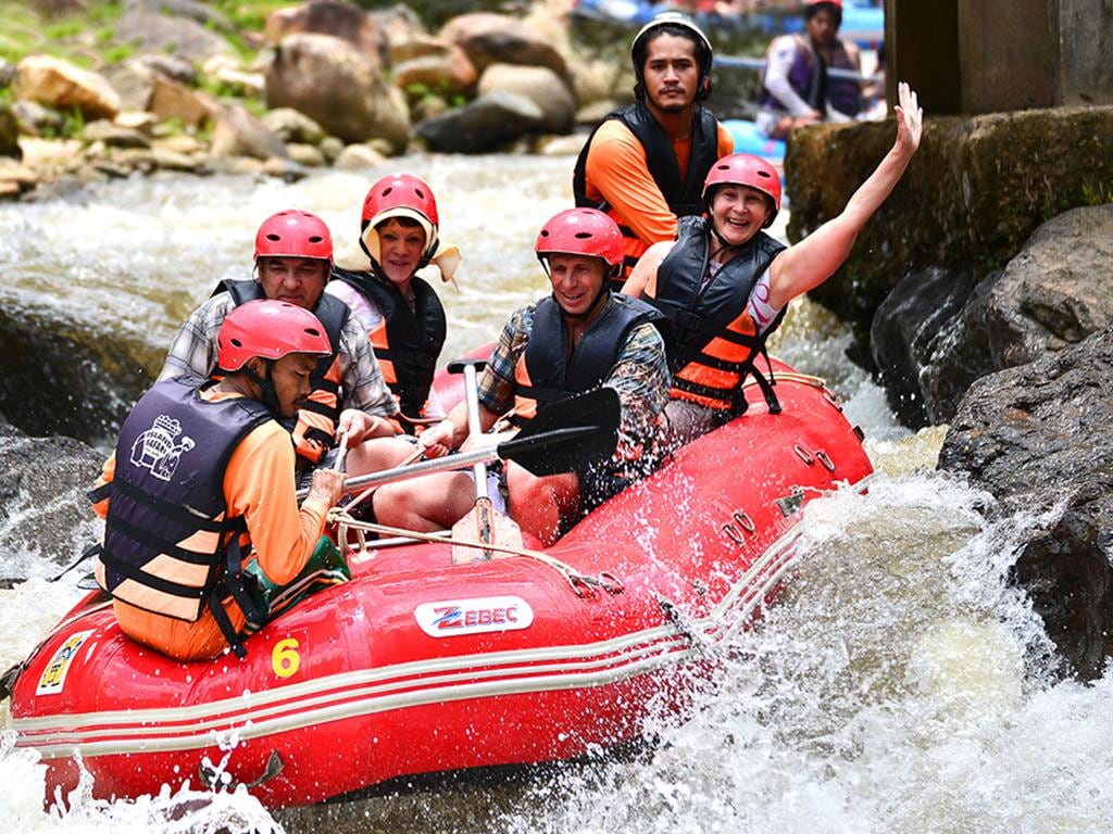 Visit Phi Phi Island by Ferry and White Water Rafting - 2 Days Tour