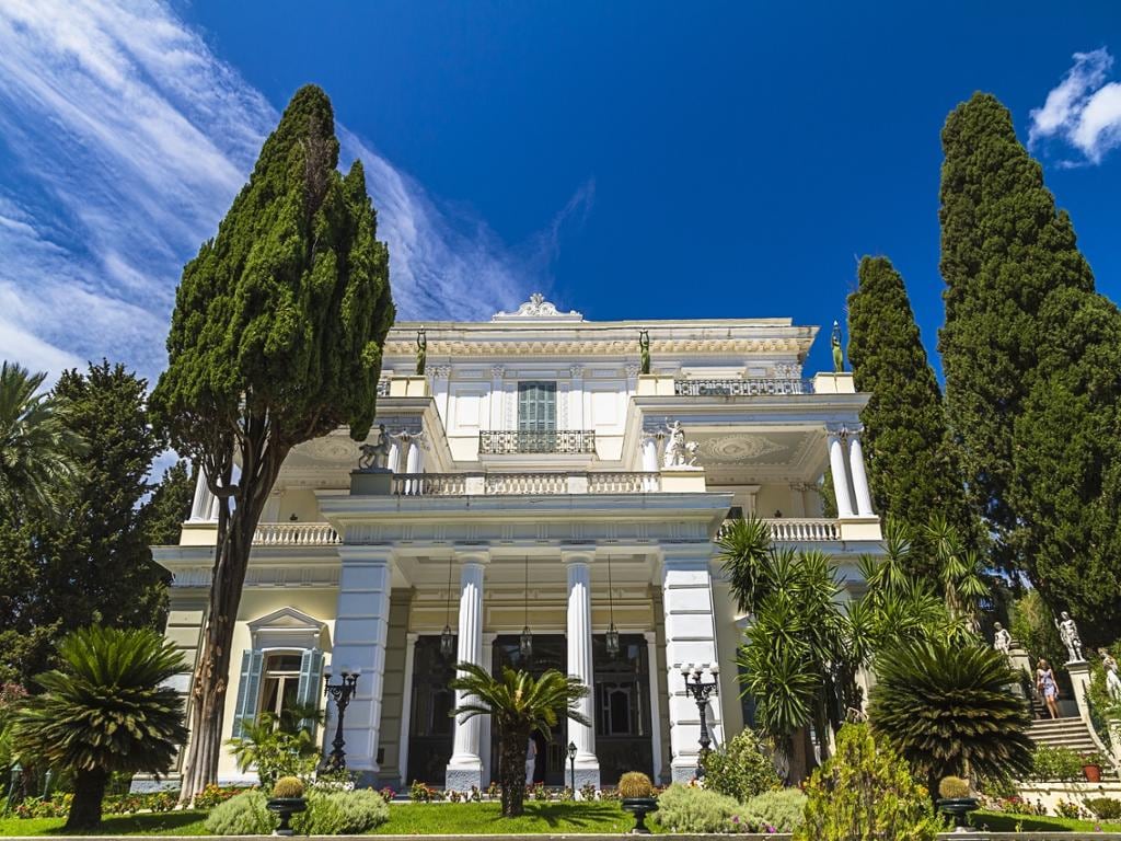 Achillion Palace, Paleokastritsa and Old Town - Private Tour