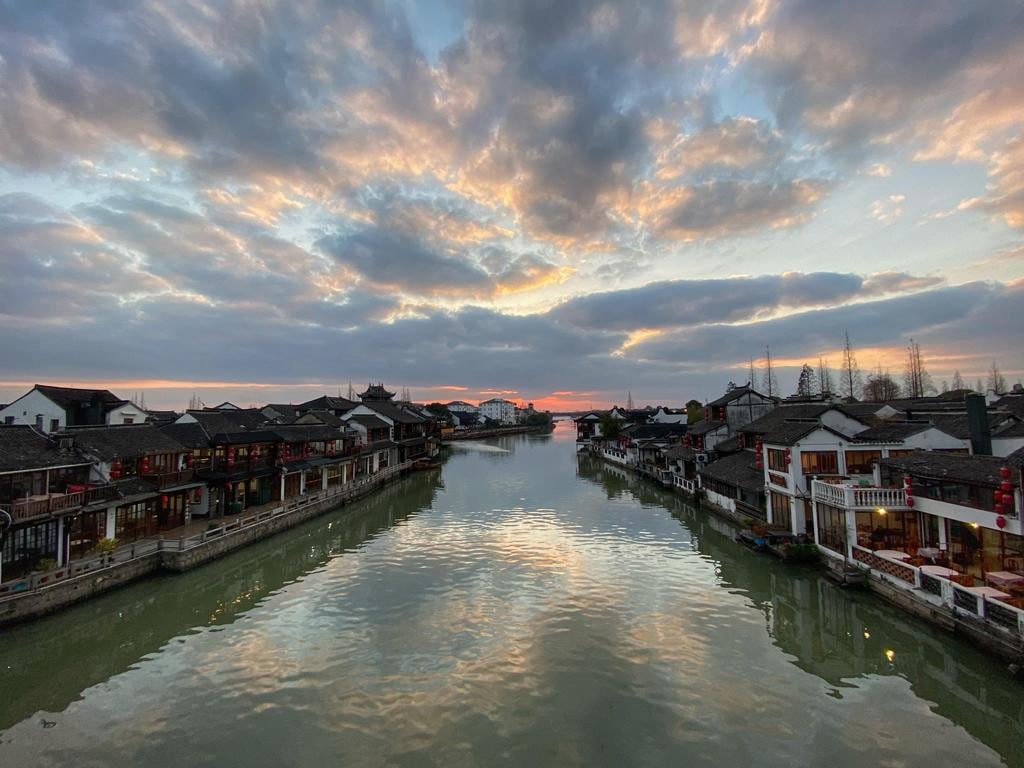 Sunset at Zhujiajiao Water Village - Private Half Day Tour