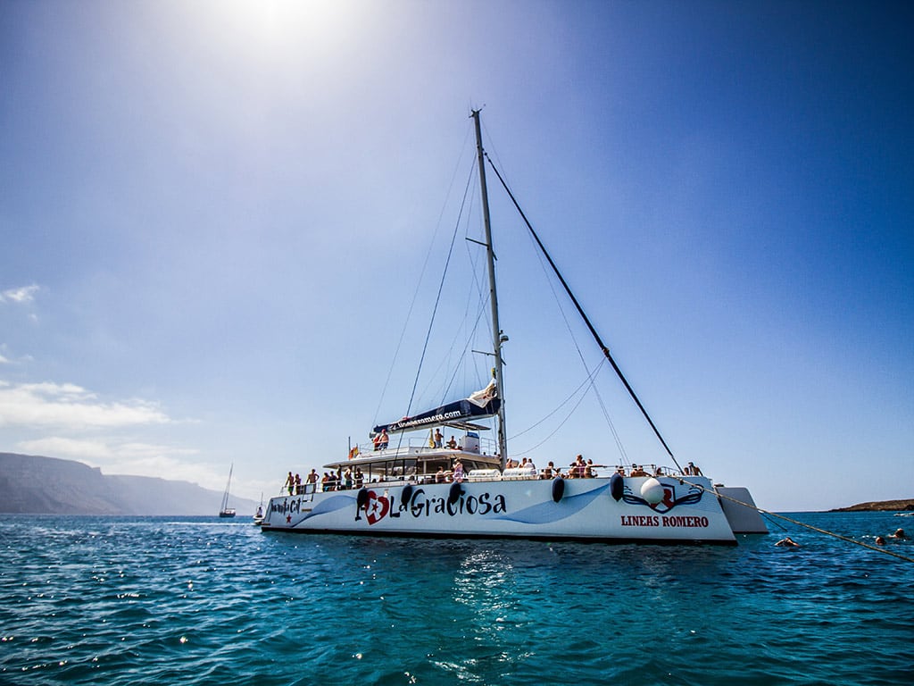 Catamaran trip - I Love La Graciosa