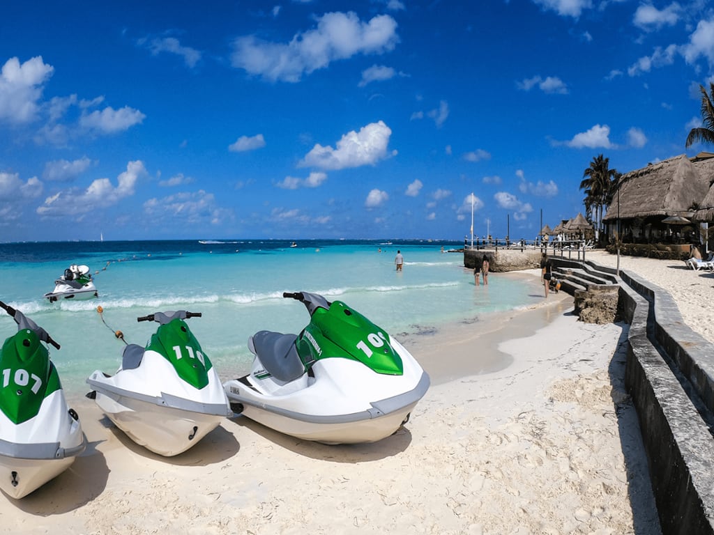Wave Runners in Cancun