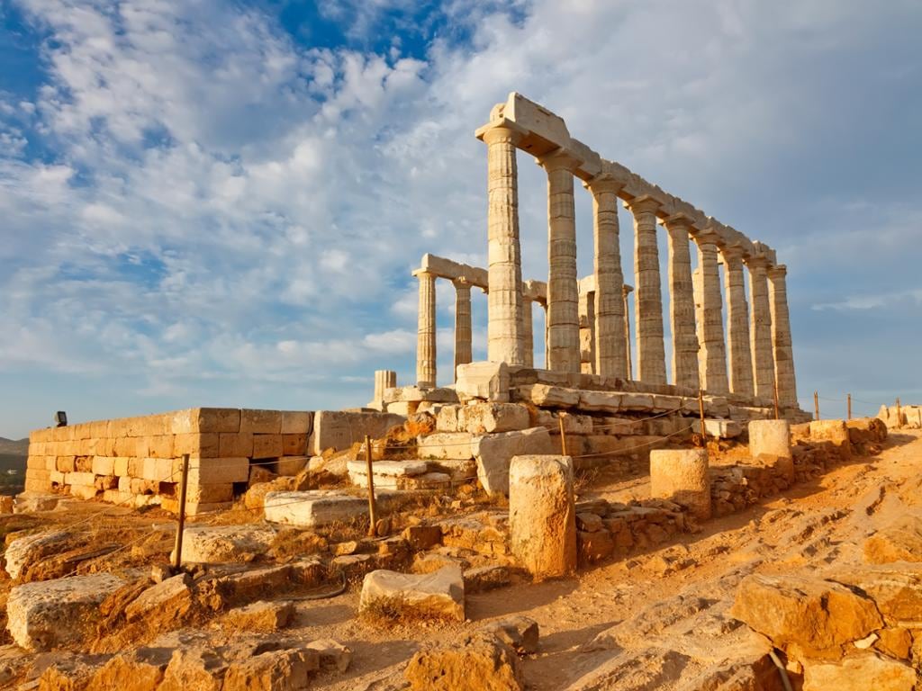 Sunset Tour: Cape Sounion & Temple of Poseidon with hotel pick up