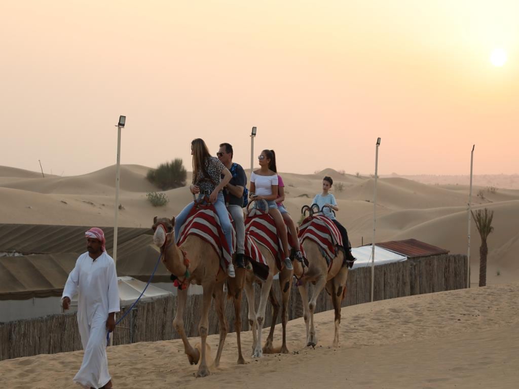 Red Dunes and Camel Safari with Overnight Camp Stay