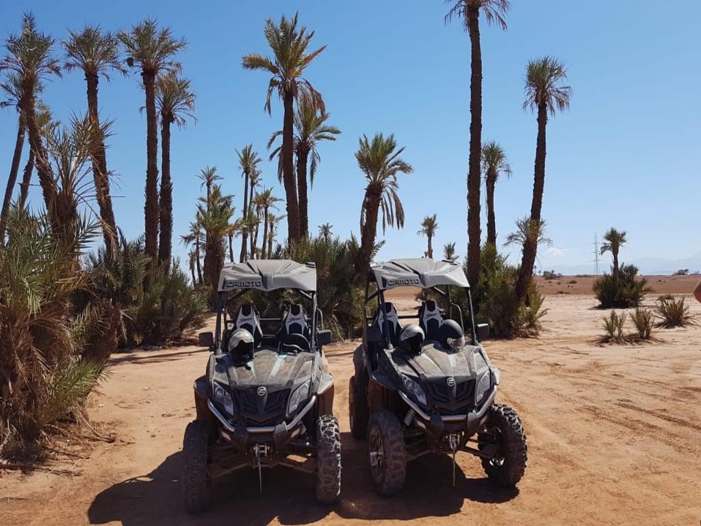 Discover the Morrocon Desert by Night on a Quad Bike with Tea Tasting